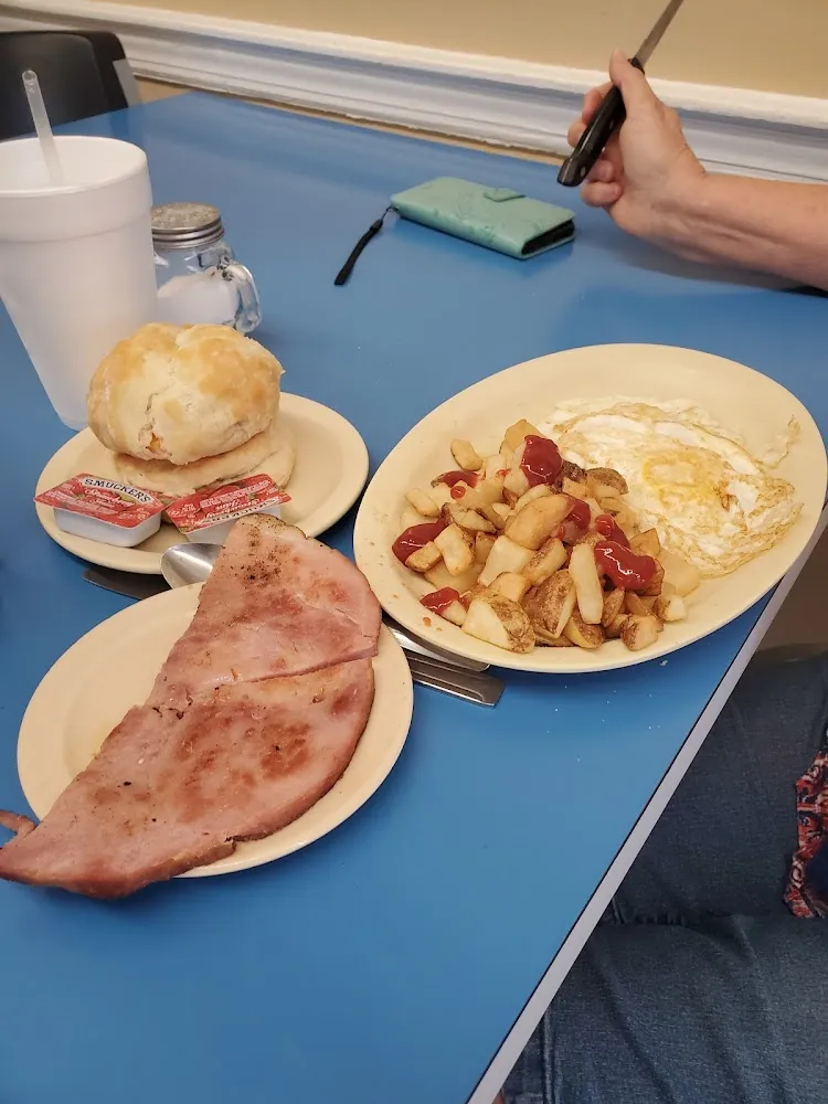 Egg Ham Country Fries